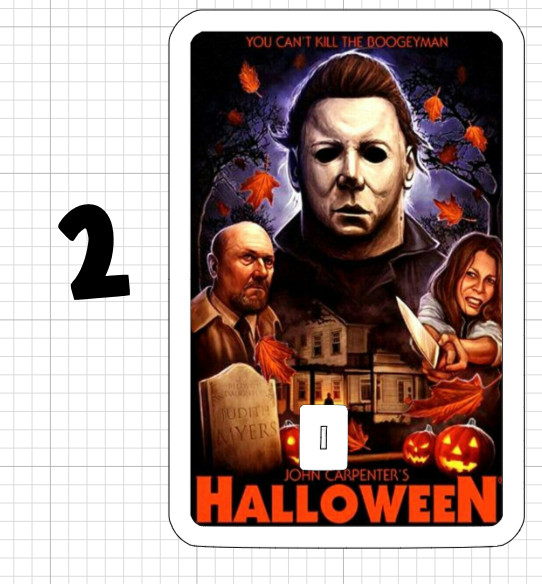 Michael Myers Halloween Movie Poster Credit Debit Card ATM Skin Sticker Horror