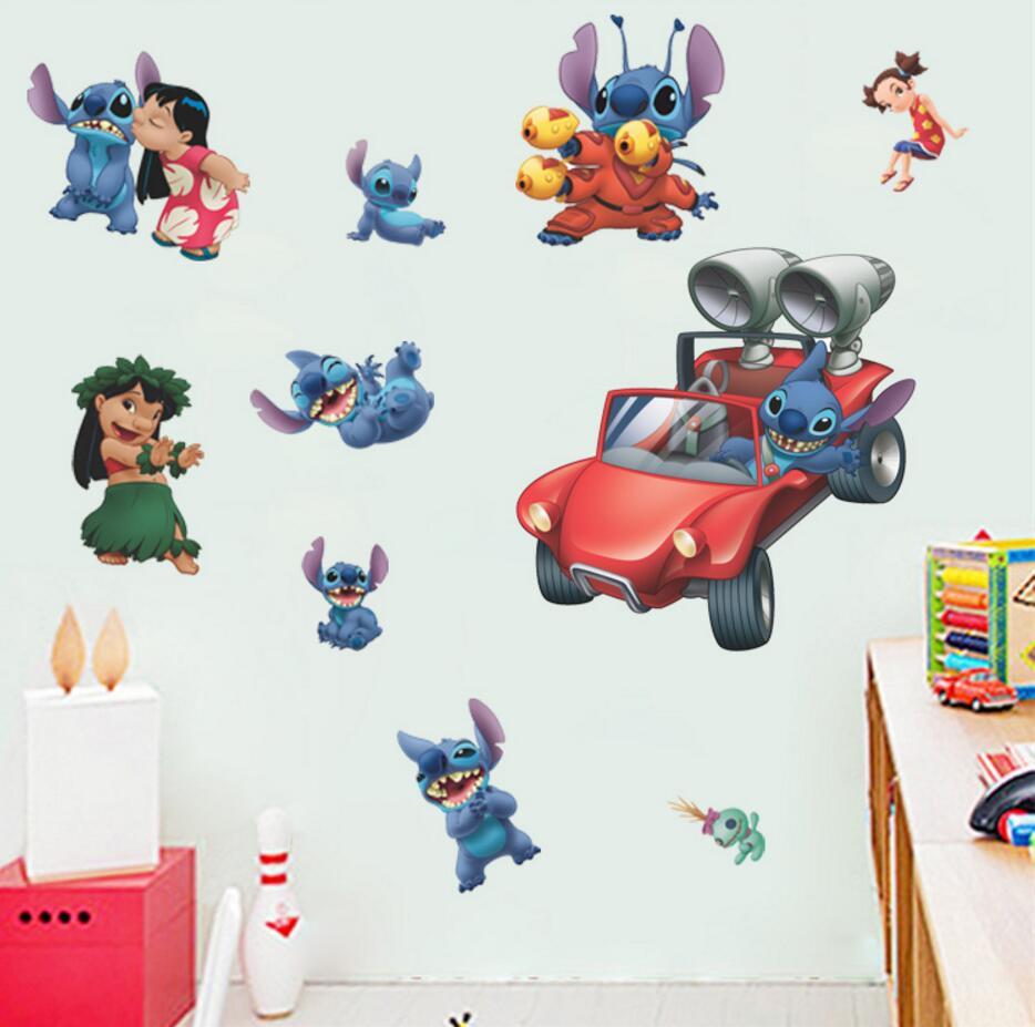 NEW Lilo & Stitch Removable Wall Stickers Decal Kids Room Home Decor US Seller
