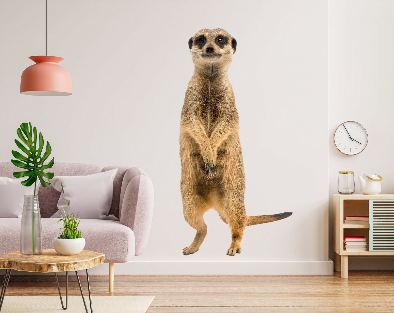 3D Meerkat G564 Animal Wallpaper Mural Poster Wall Stickers Decal Honey