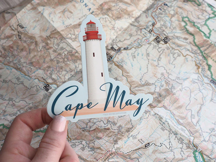 Cape May NJ Lighthouse Sticker