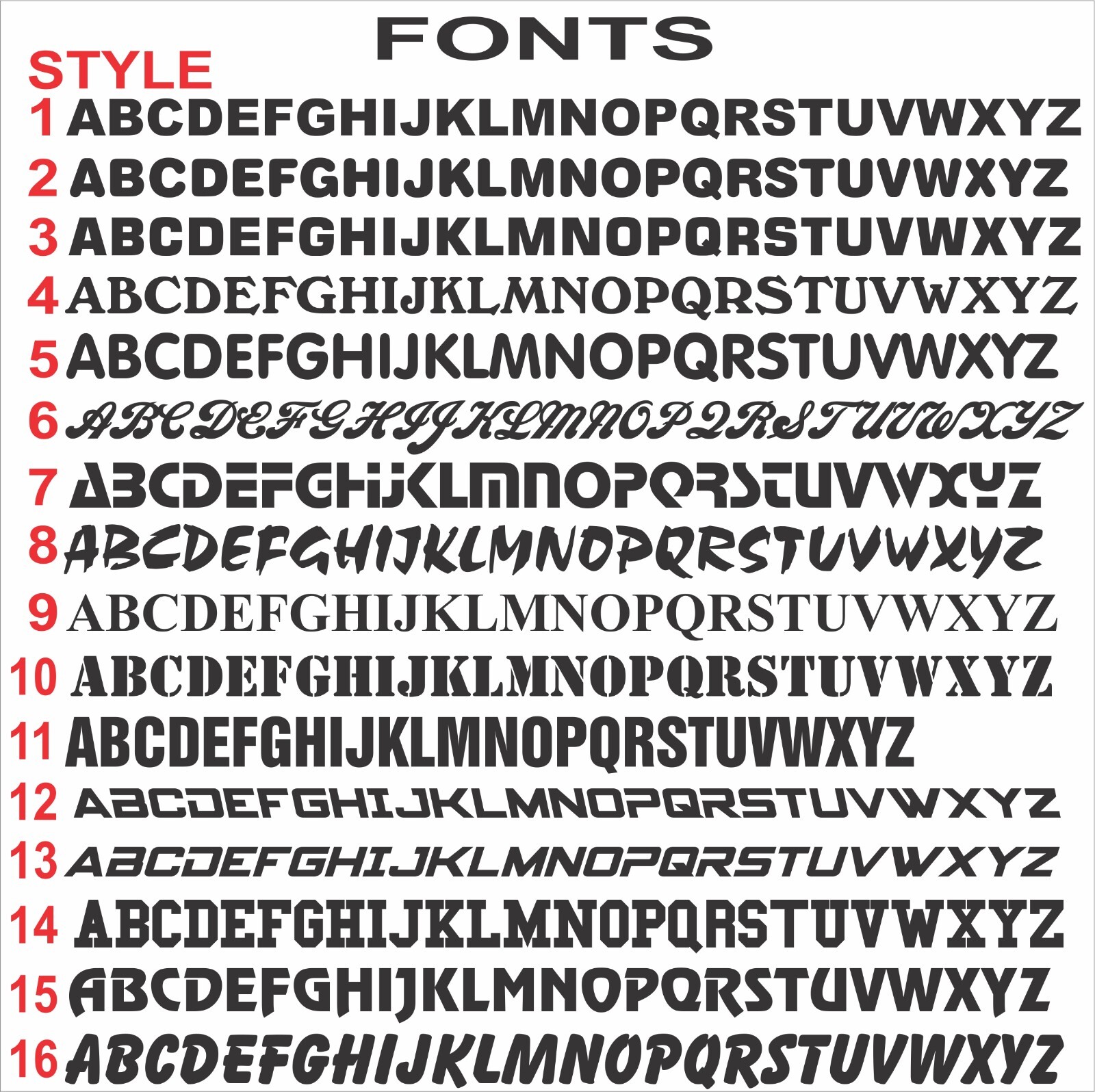 LARGE RED REFLECTIVE LETTERS Vinyl Sticker Windows Trucks Lettering Individual
