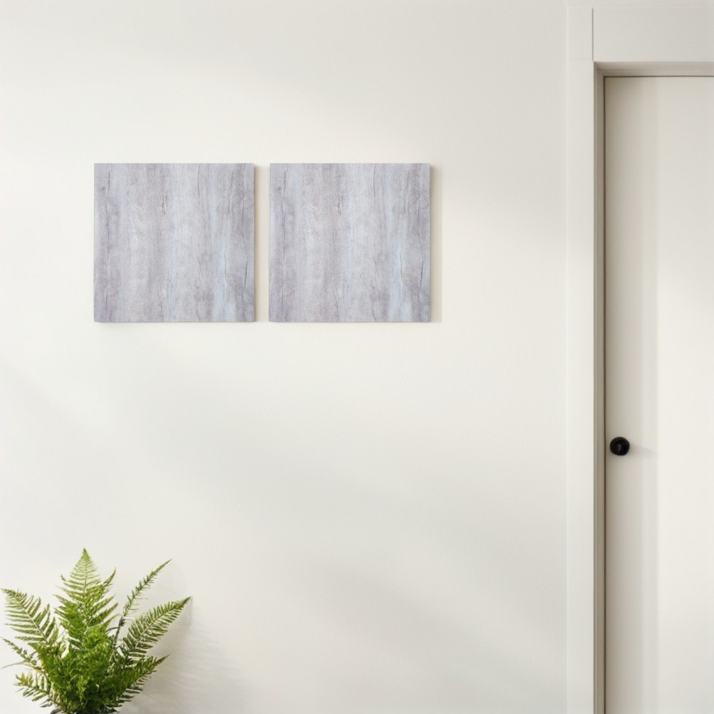 10pcs Peel and Stick Wood Grain Wall Sticker – 12×12 Inch Square Tile Decals