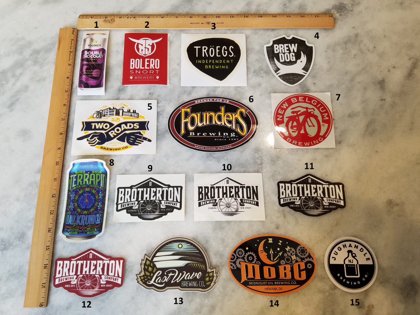 Craft Beer Brewery Stickers – YOU CHOOSE LARGE VARIETY