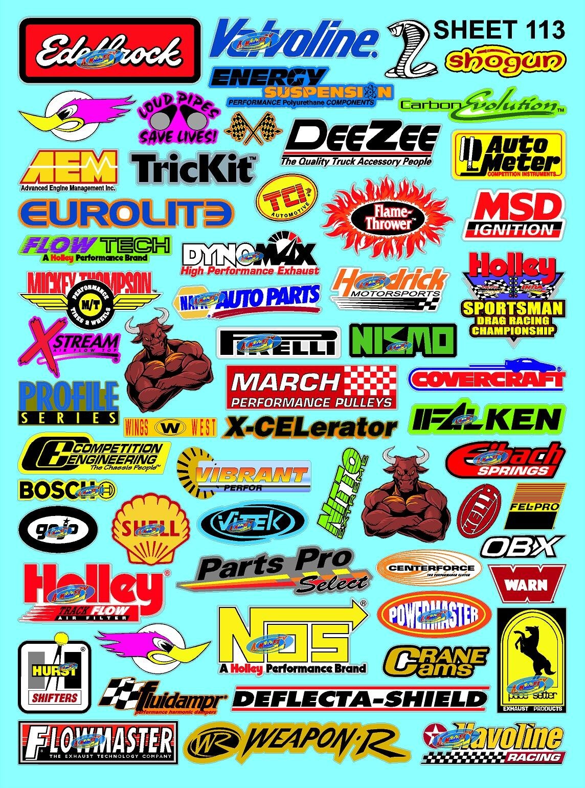 Clear Matte Vinyl Sticker Sheet 113-R/C MODEL Decal fits 1/10-1/16 ScaleTRAXXAS