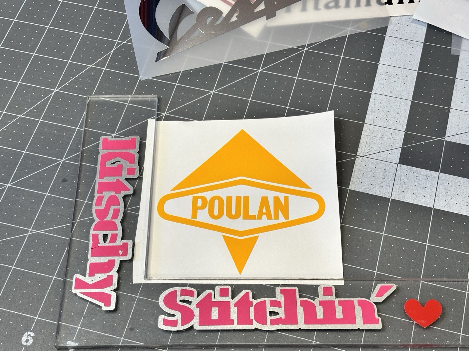 Poulan Logo Die Cut Vinyl Decal Lawn & Garden Power Equipment