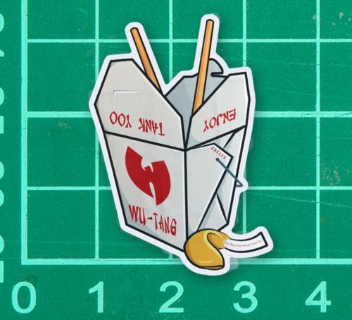 Wu-Tang Takeout Sticker Decal chinese wutang