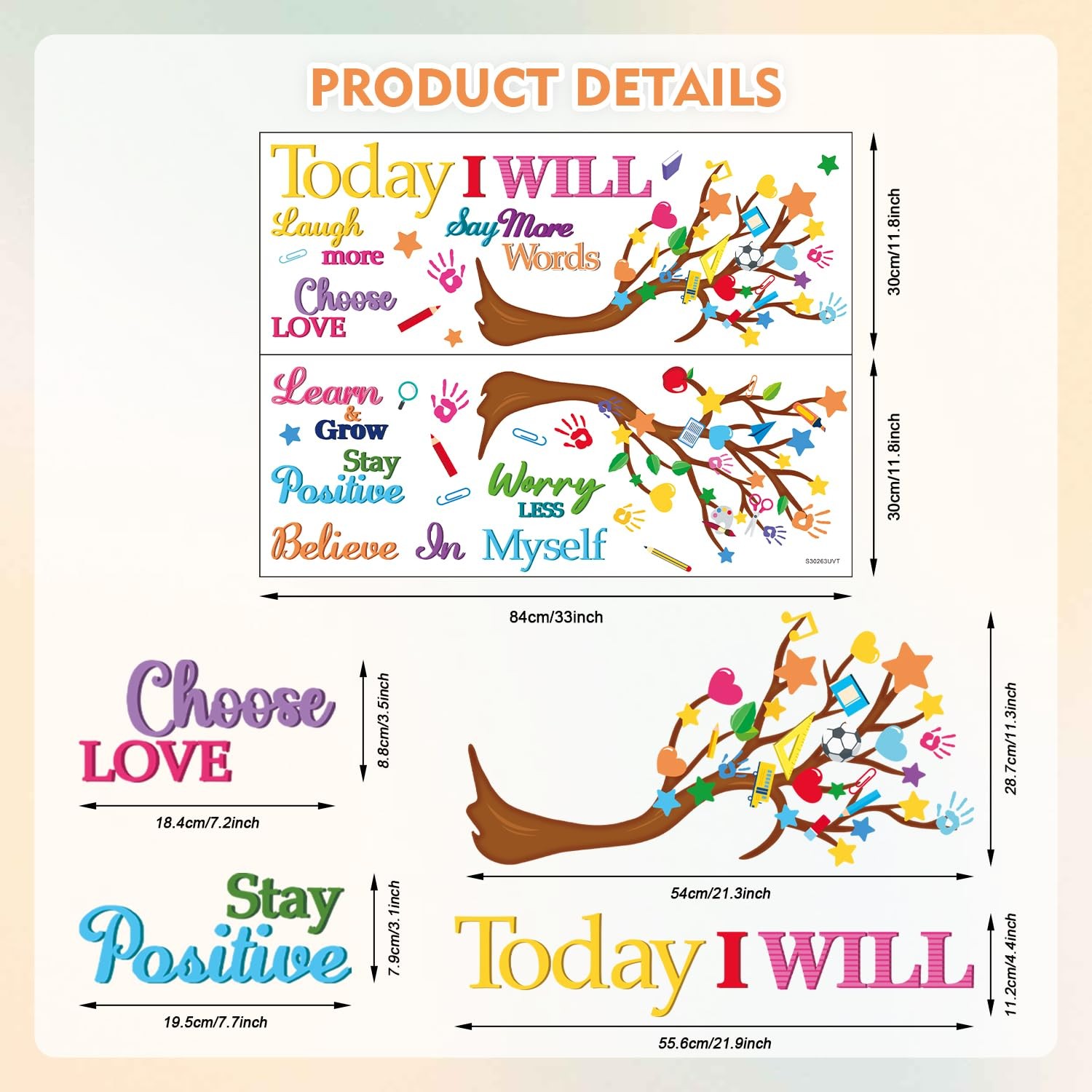 LHIUEM in This We are Confident Wall Stickers 35.4" X 11.8" Inspirational Mot…