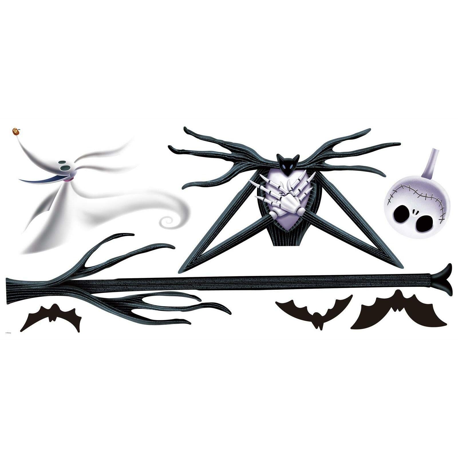 Disney The Nightmare Before Christmas Jack Giant Peel and Stick Wall Decals b…