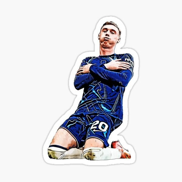 cole palmer world cup soccer Sticker Gloss l Waterproof uv resistant football