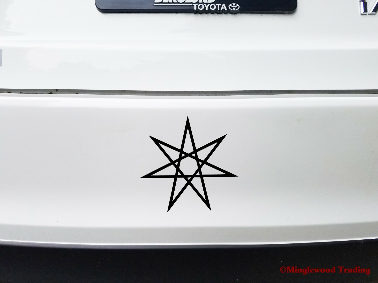 SETOGRAM – FAERY STAR Vinyl Decal Sticker – Magick Septagram Fairy Elven