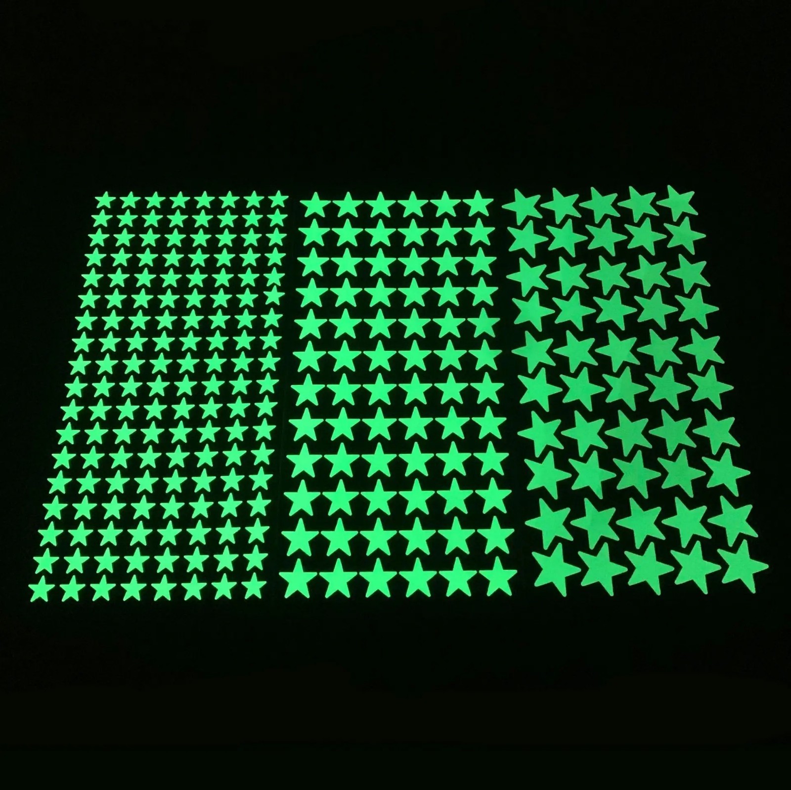 Glow In The Dark Stars Wall Stickers Luminous Ceiling Decals Kids Room Decor