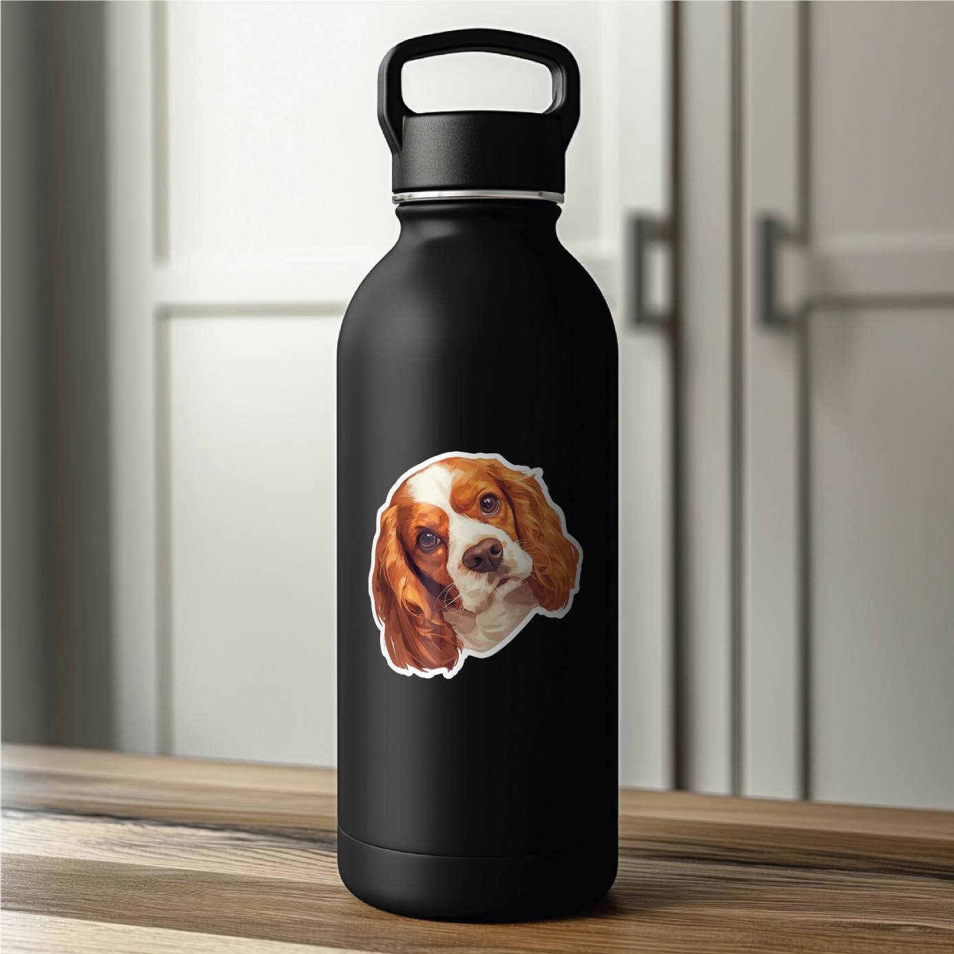 Laminated decal/sticker–UV/Water resistant for in/outdoor use – Dog