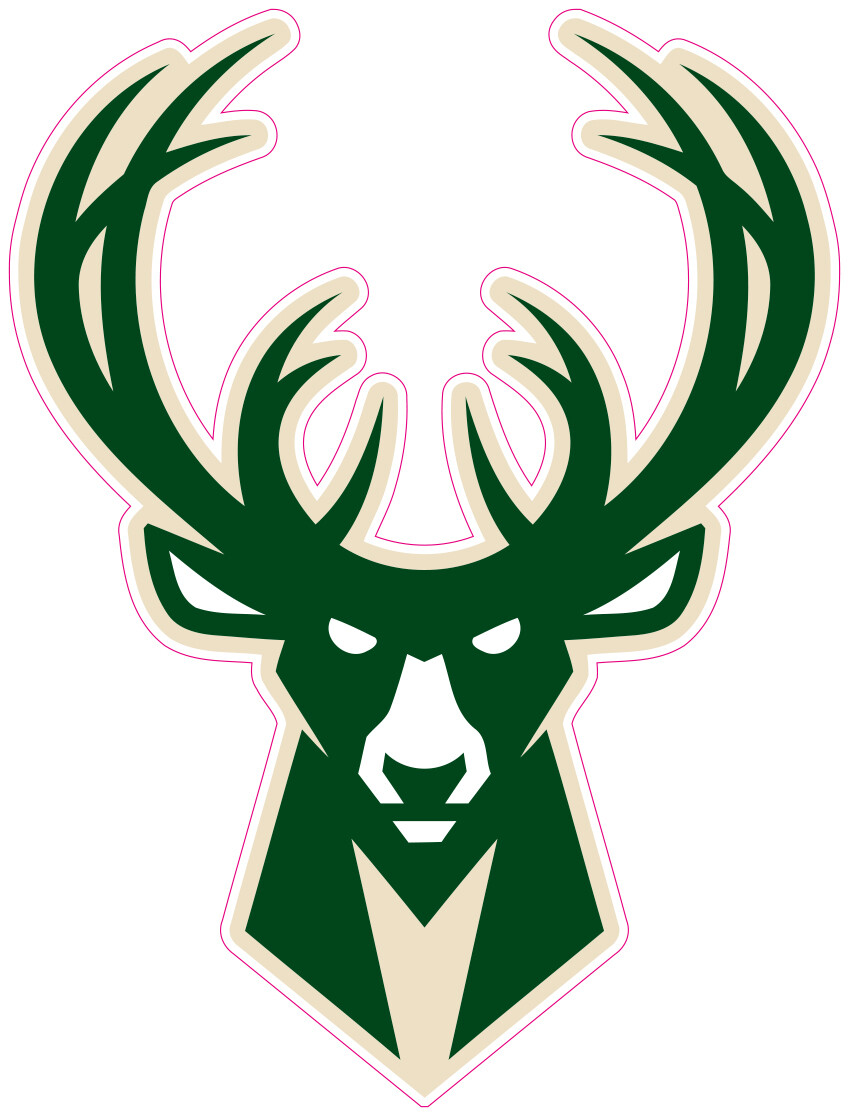 Milwaukee Bucks Basketball Vinyl Decal Sticker Car Truck Bumper Tumbler Mug