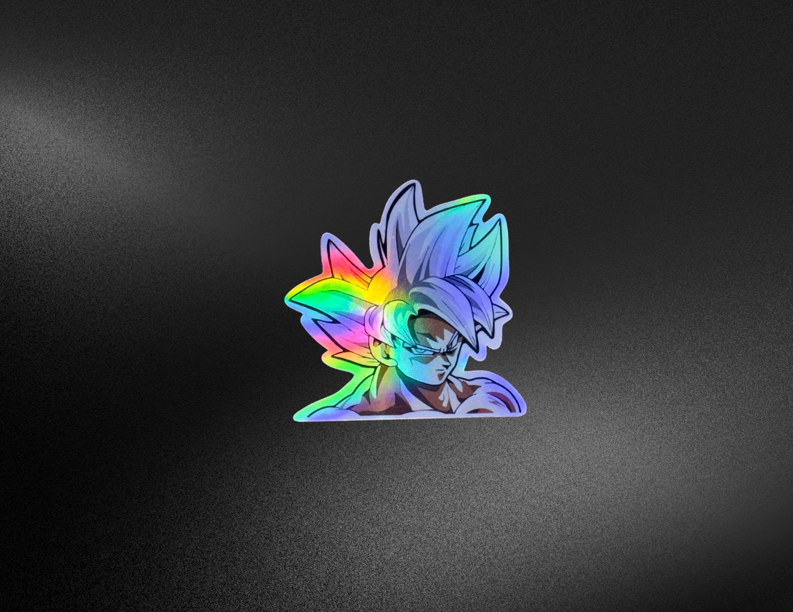 Goku Ultra Instinct Sticker – Waterproof Holographic – Anime Sticker