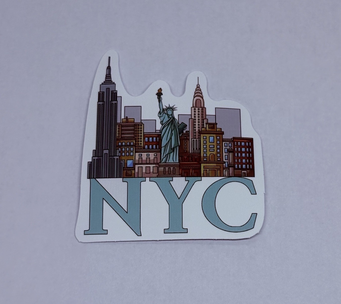 NYC Sticker New York Statue Building Travel Art Decal Vinyl Country Souvenir Tc9