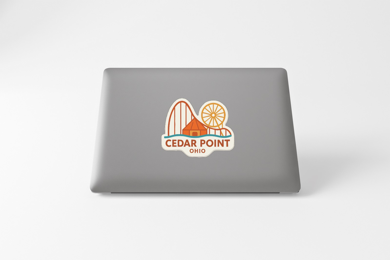 Cedar Point Ohio Sticker Decal Vinyl Die-Cut Symbolic Landmark Design