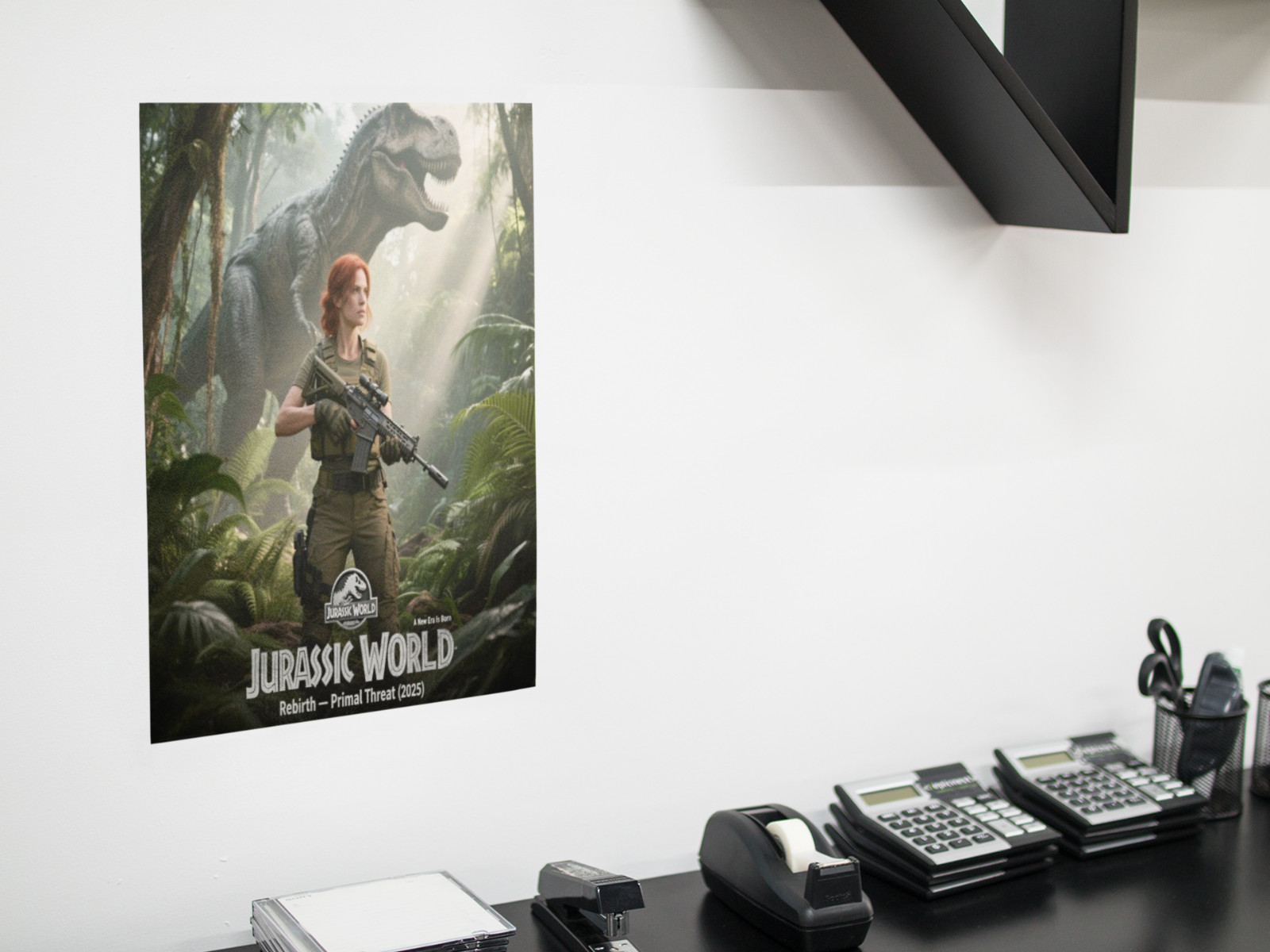 JURASSIC WORLD REBIRTH Movie Wall Vinyl Decal Poster Print (Removable Adhesive)