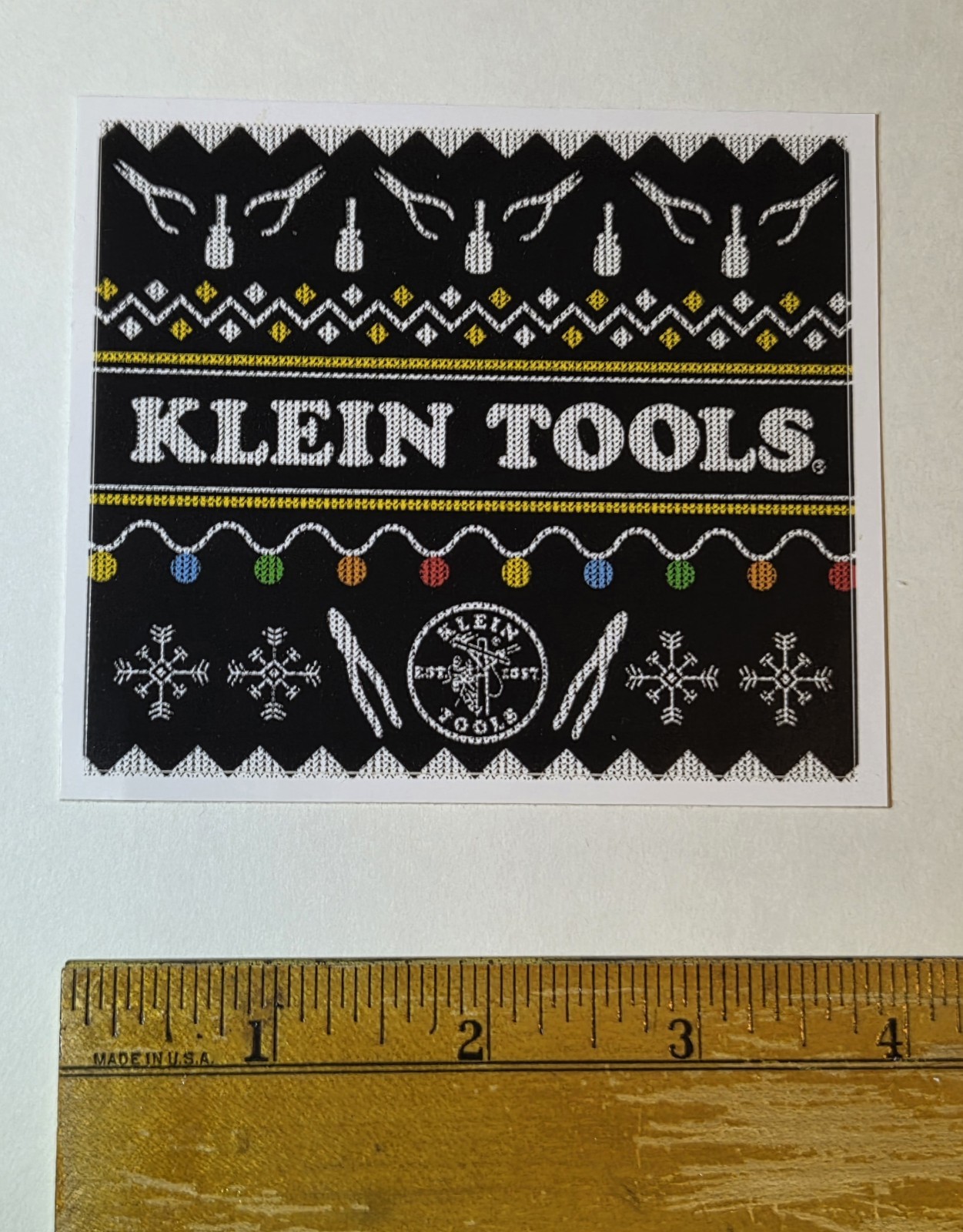 Klein Tools Tradesman Club Exclusive Giveaway Sticker December 2024