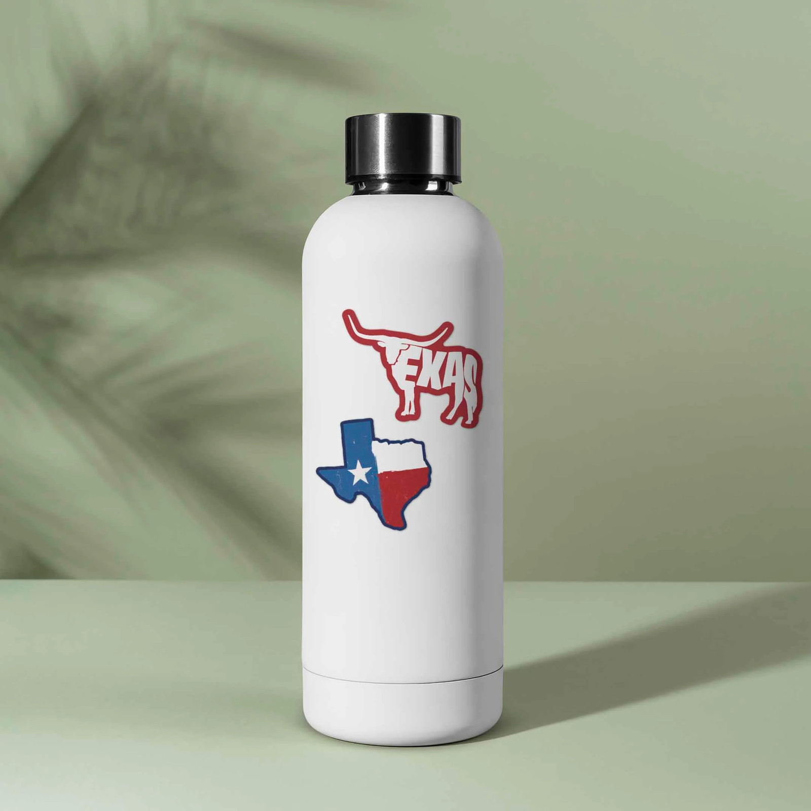 Texas Sticker Sheet – Set of 6 Mini TX Flag Decals for Laptop & Water Bottle