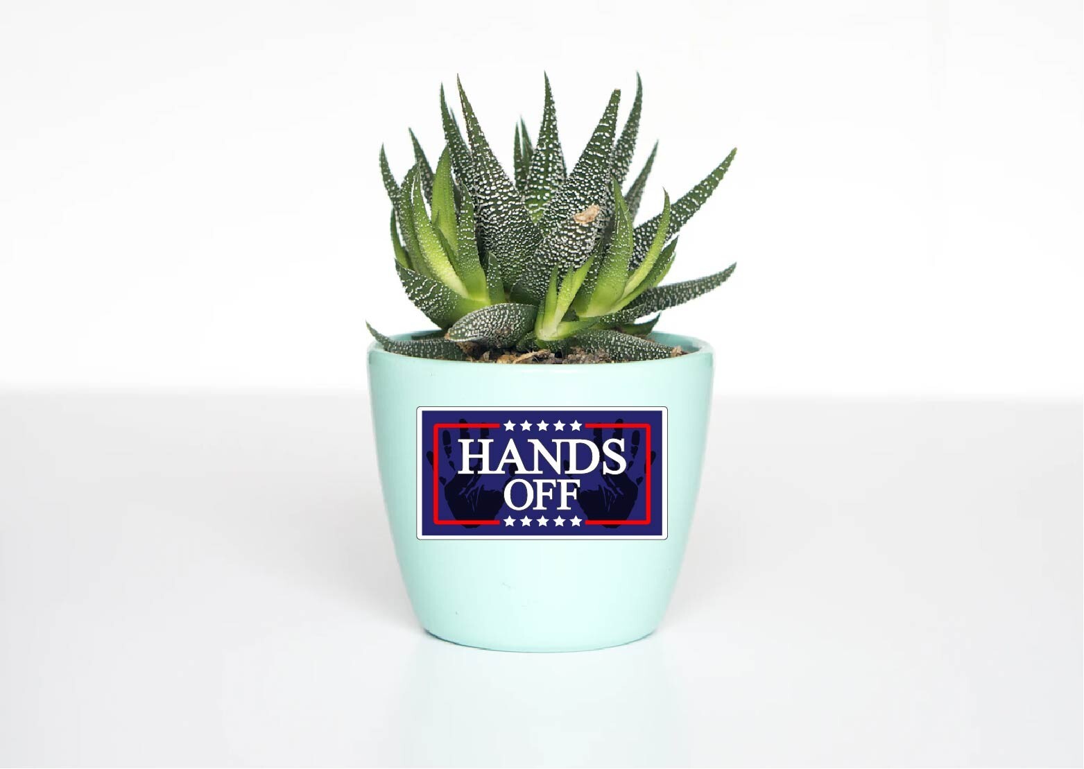 Hands Off Decal Sticker Anti Trump MAGA Democrat Liberal Political Protest