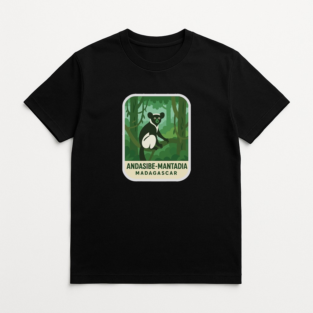 Andasibe-Mantadia Madagascar Iron On Heat Transfer Vinyl HTV World National Park