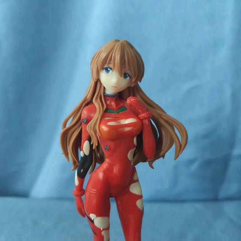 Kawaii Rei Ayanami Anime Figure 7in – Cute Evangelion PVC Doll Toy – Xmas Gift