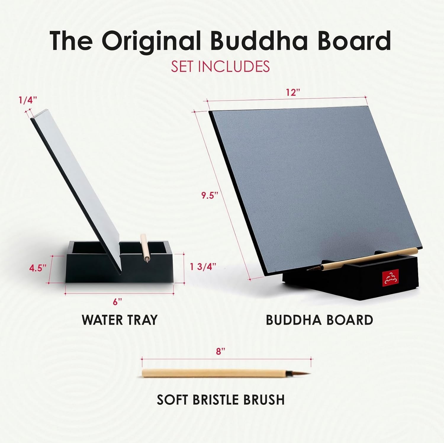 Buddha Board Original Water Painting Art Board Set Mindfulness Creative Zen