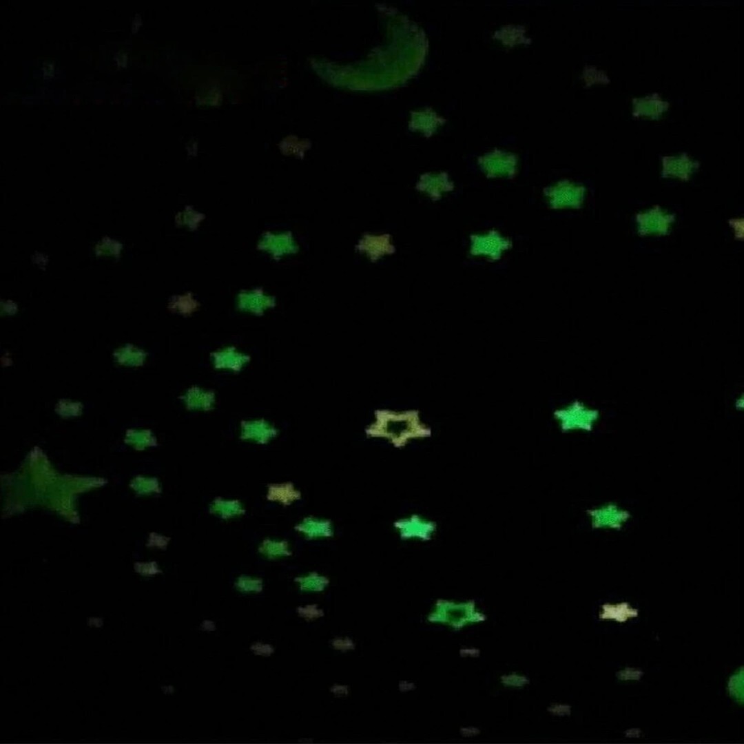 100pcs Glow In The Dark Stars Luminous Wall & Ceiling Star Stickers Home Decor