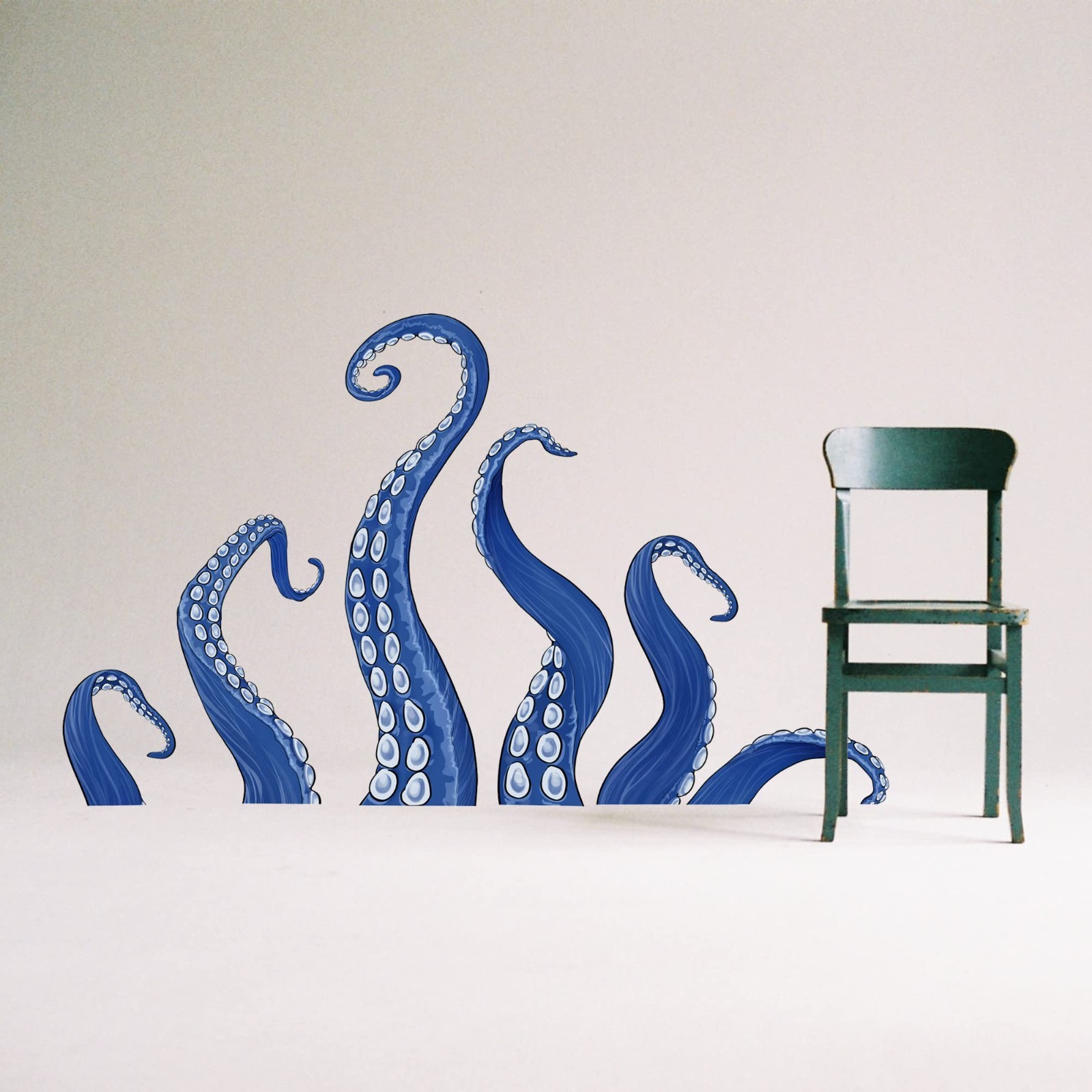 Kraken Octopus Wall Decals – Tentacle Art Stickers for Bathroom & Living Room De