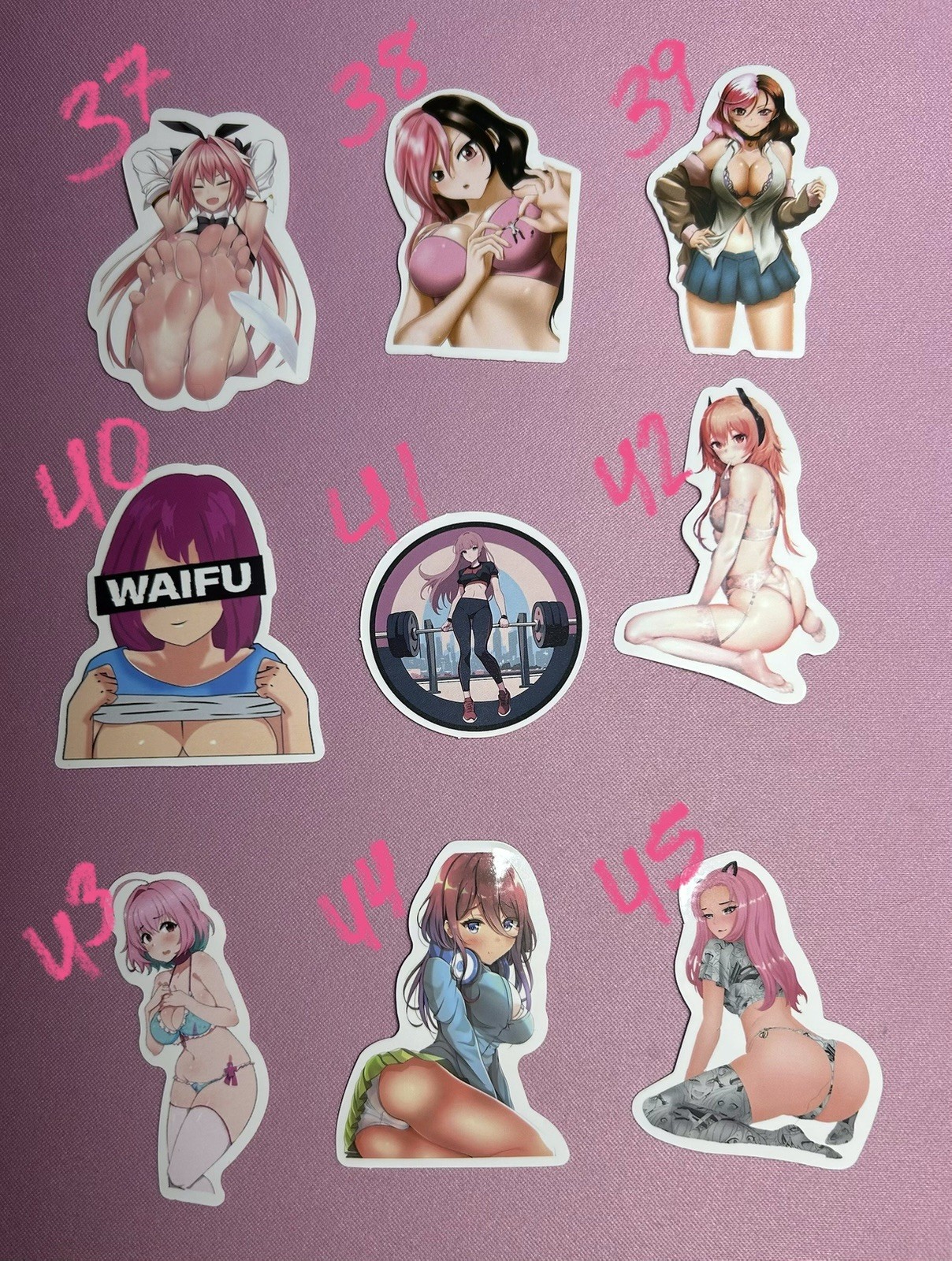 waifu lewd sexy girl stickers – 18