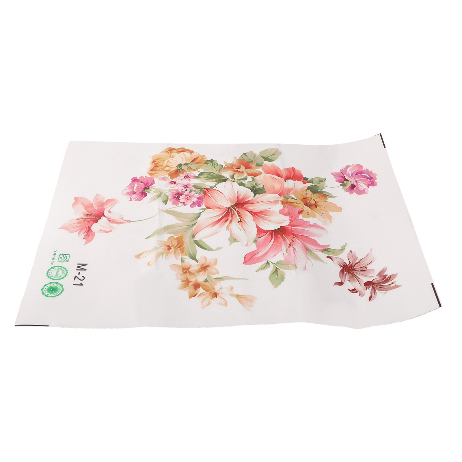 Wall Sticker Home Decoration Accessories Easy To Install Flower Shape PVC