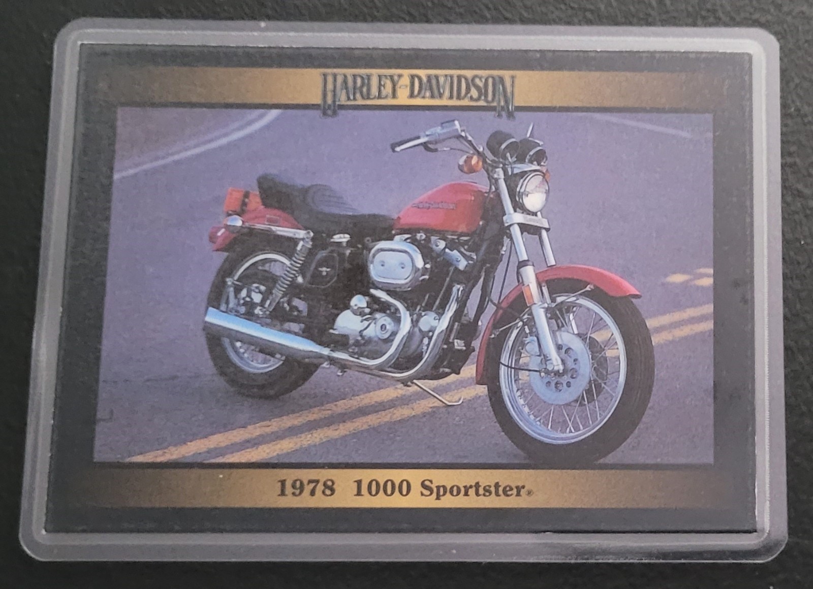 Vintage Harley-Davidson Collectible Card Fridge/Locker/Cabinet Laminated Magnets