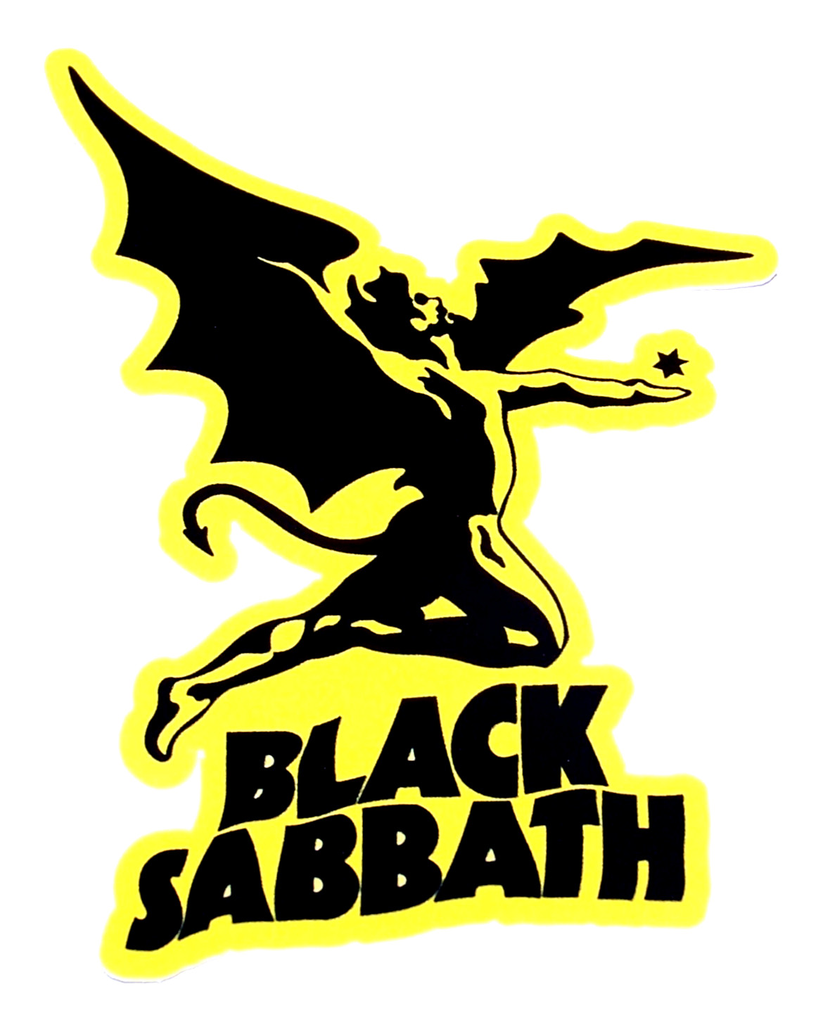 Black Sabbath – Logo LARGE Die Cut Large Sticker Decal Official Rock Metal Ozzy