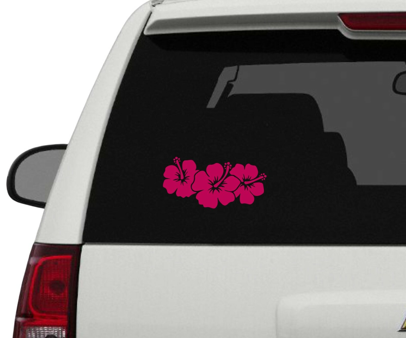 Hibiscus Vinyl Decal Sticker Car Truck SUV Window Bumper Wall Laptop Tablet