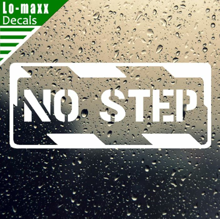 No Step Aircraft Markings Graphic Durable High Performance Die Cut Vinyl Decal