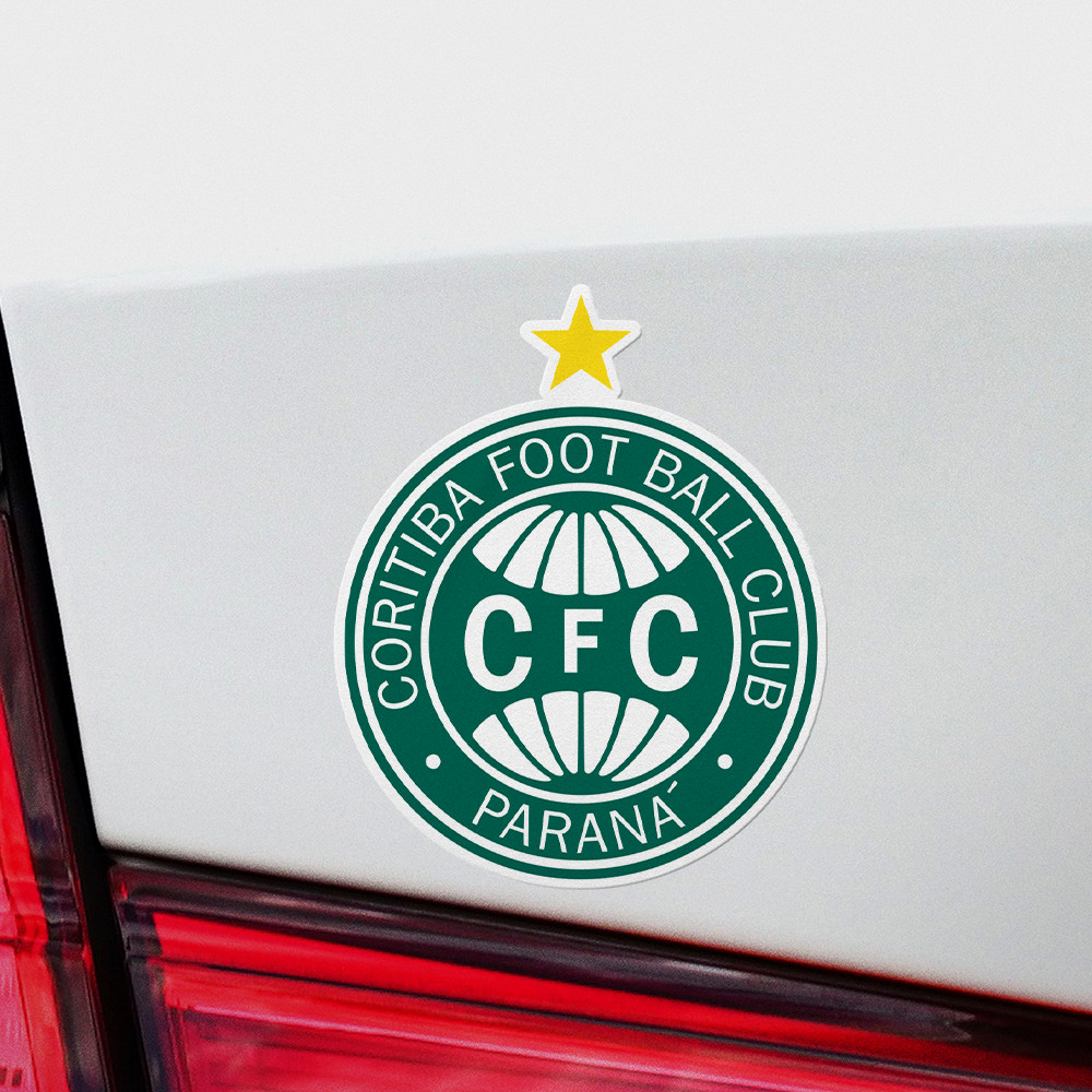 Coritiba Brasil 4 Pack Sticker Vinyl Decal Calcomania Adesivo Coxa Branca