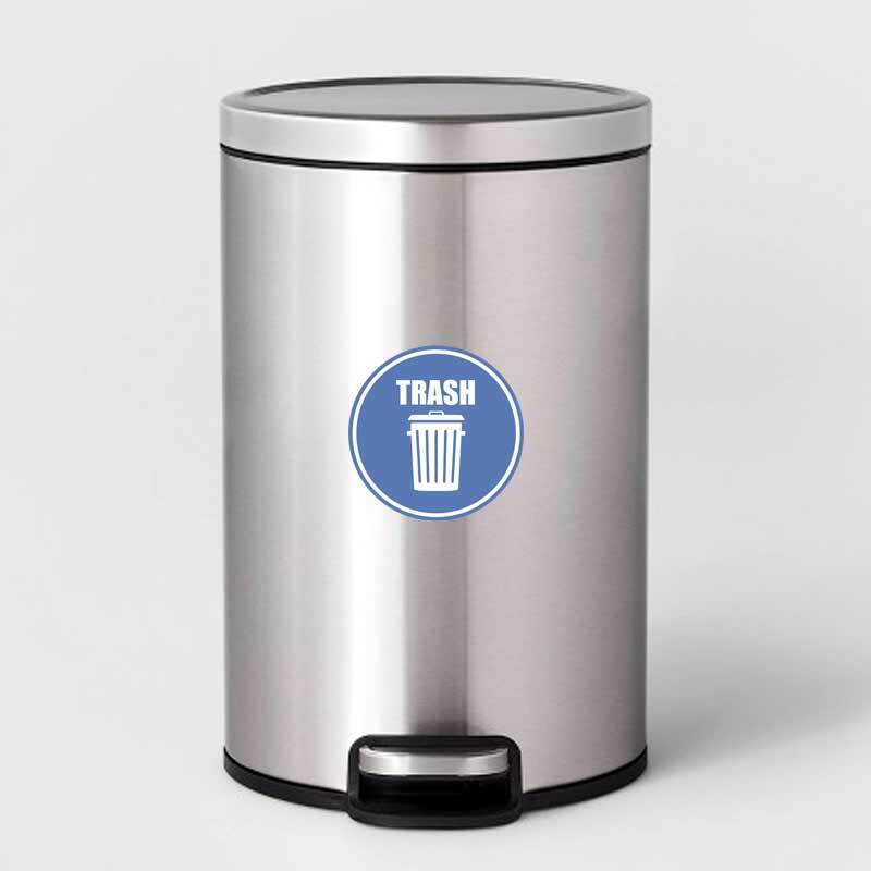 Trash and Recycle Decal Home Garage Office Commercial Restaurant Garbage Sticker