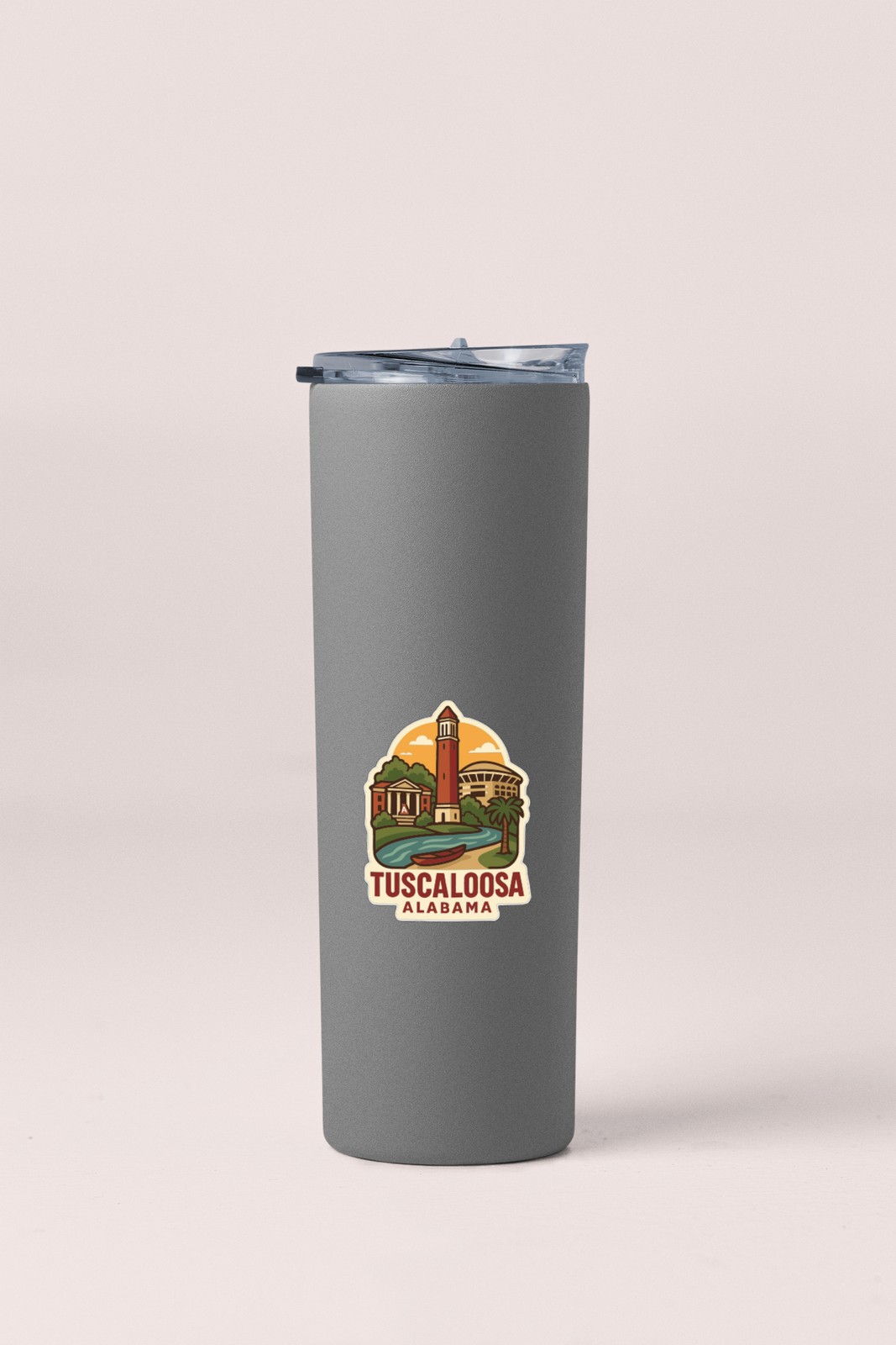 Tuscaloosa Alabama Sticker Decal Vinyl Die-Cut City Skyline Landmark Design
