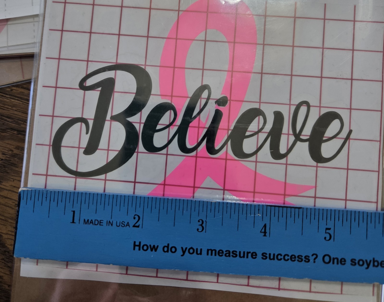 Various Breast Cancer Vehicle Glass or Mirror Decals/Handmade By UpNort'Sisters