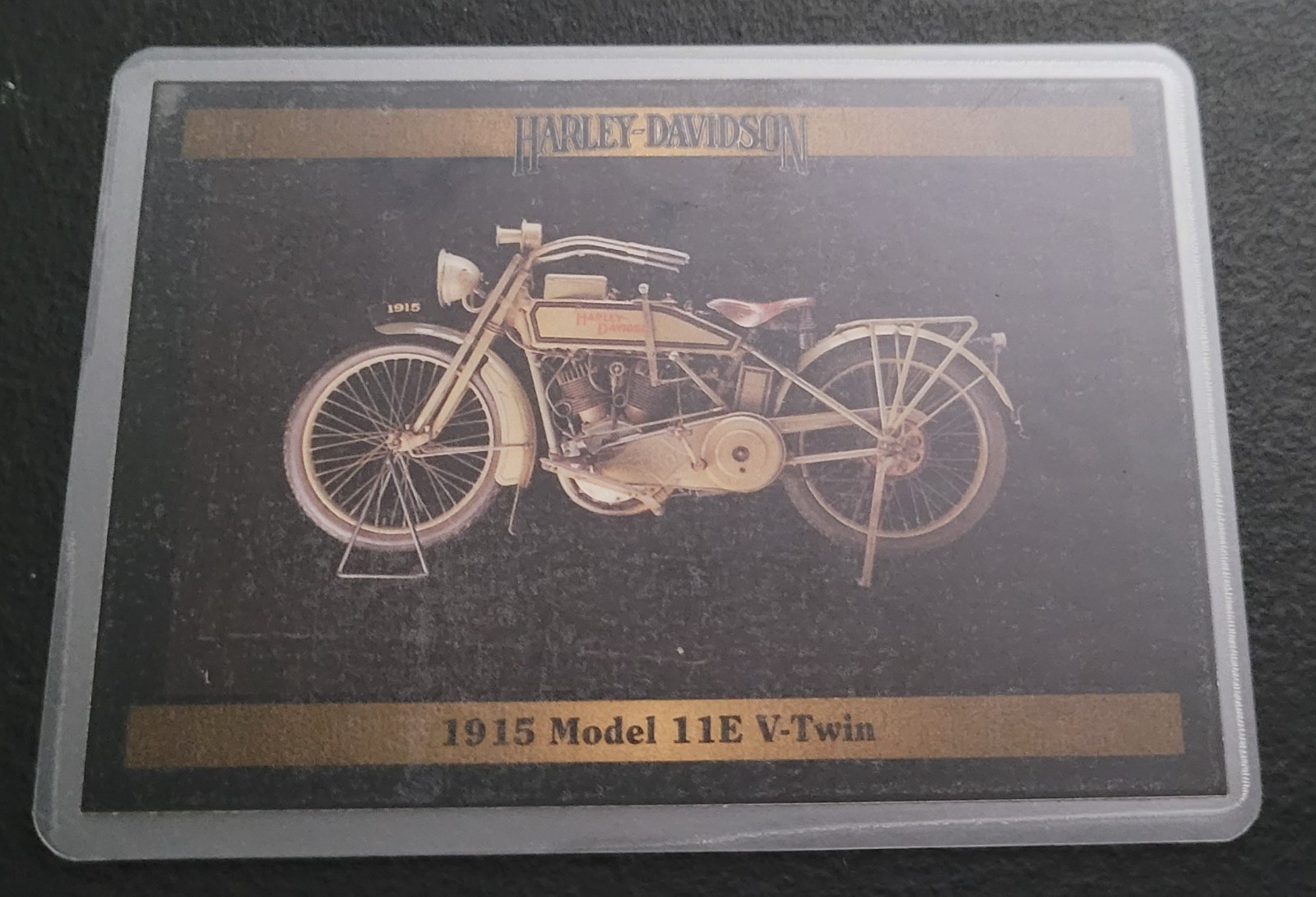 Harley Davidson Fridge/Locker/Cabinet Laminated Collectible Card Magnets VTG