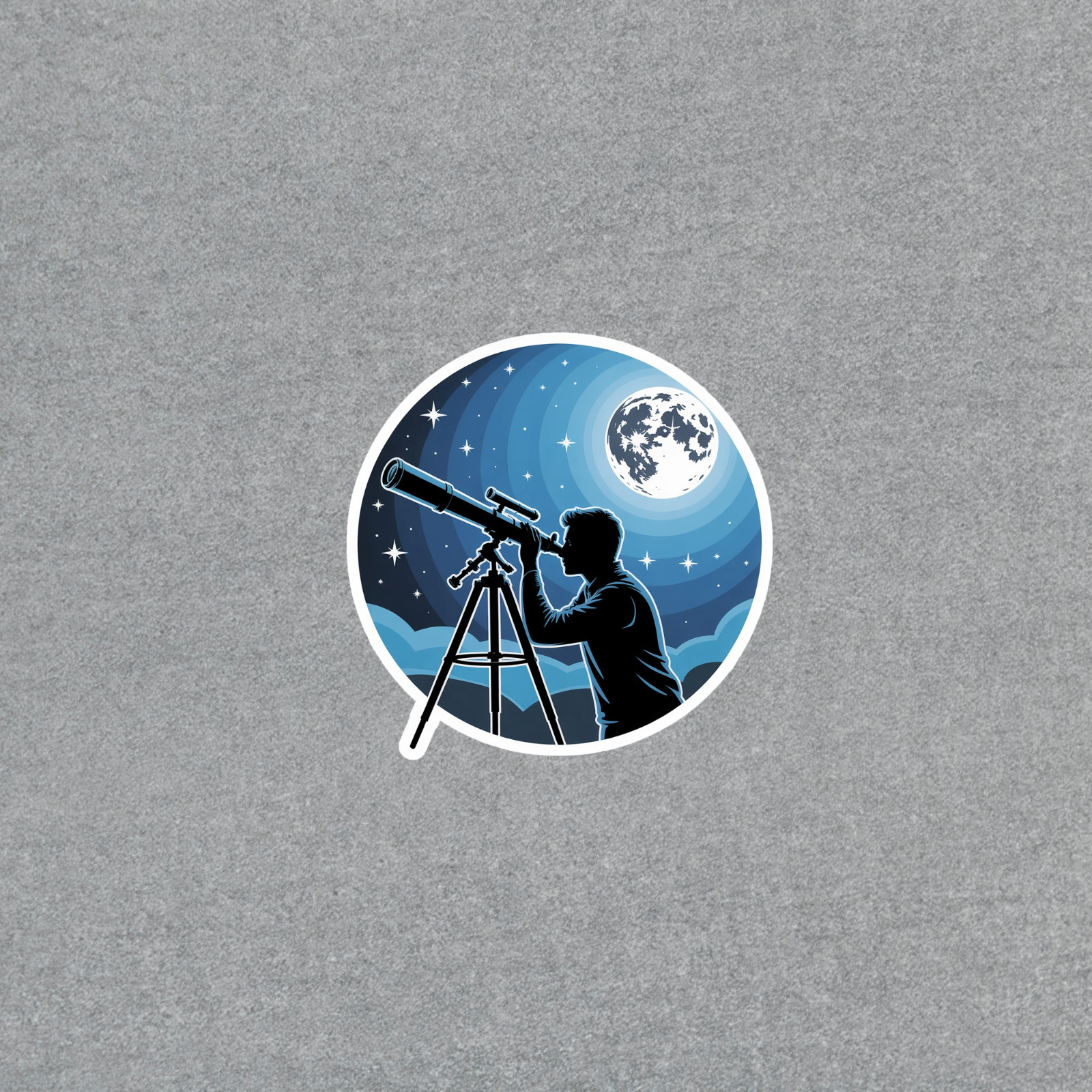 Stargazer Astronomy Telescope Night Sky Vinyl Sticker Decal #6680