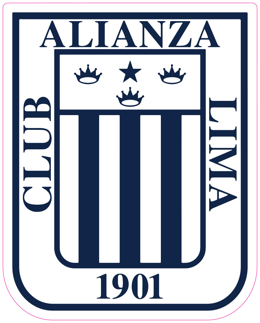 Alianza Lima FC Soccer Logo Vinyl Decal Sticker Car Truck Bumper Laptop Mug