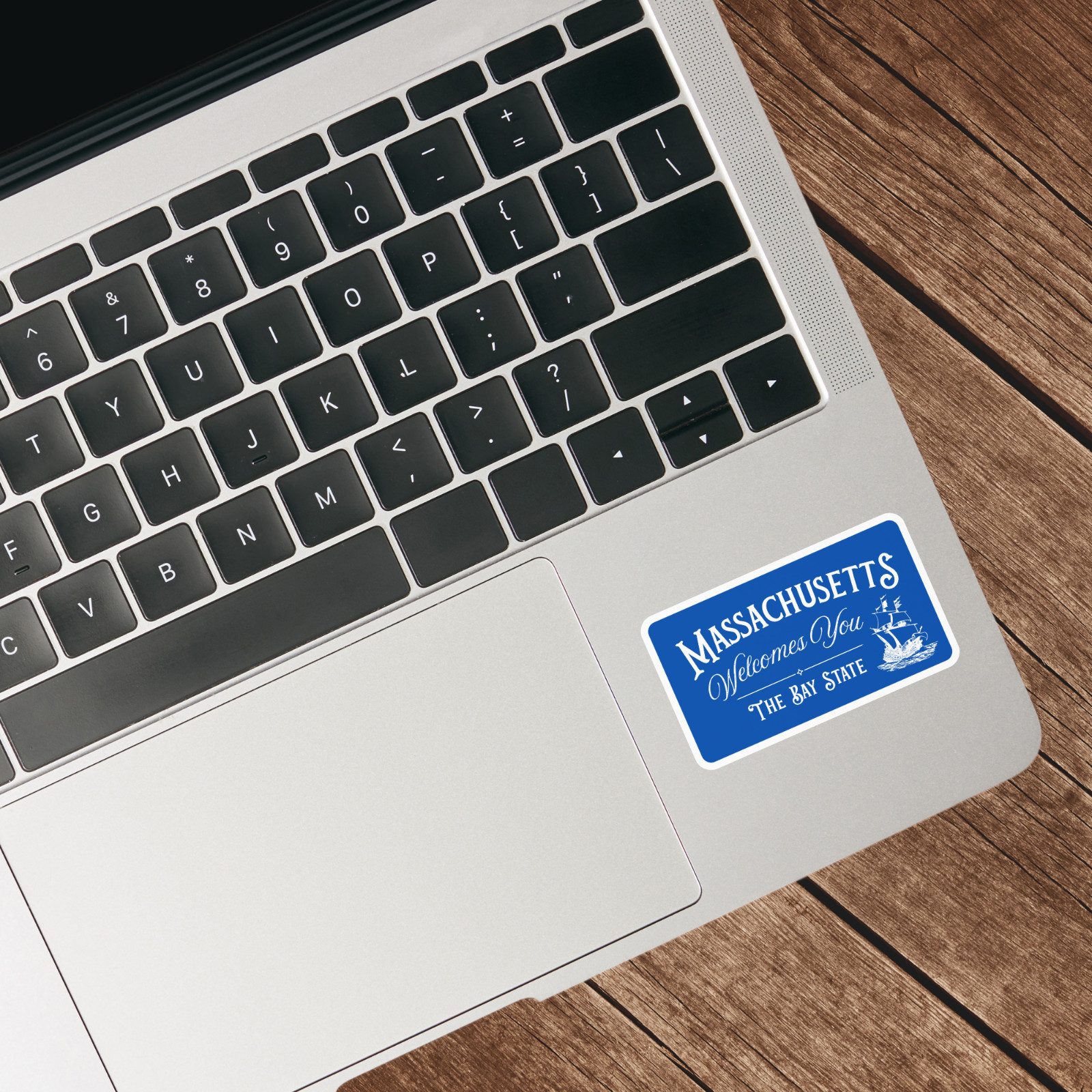 Welcome to Massachusetts Sticker The Bay State Vinyl Waterproof Decal