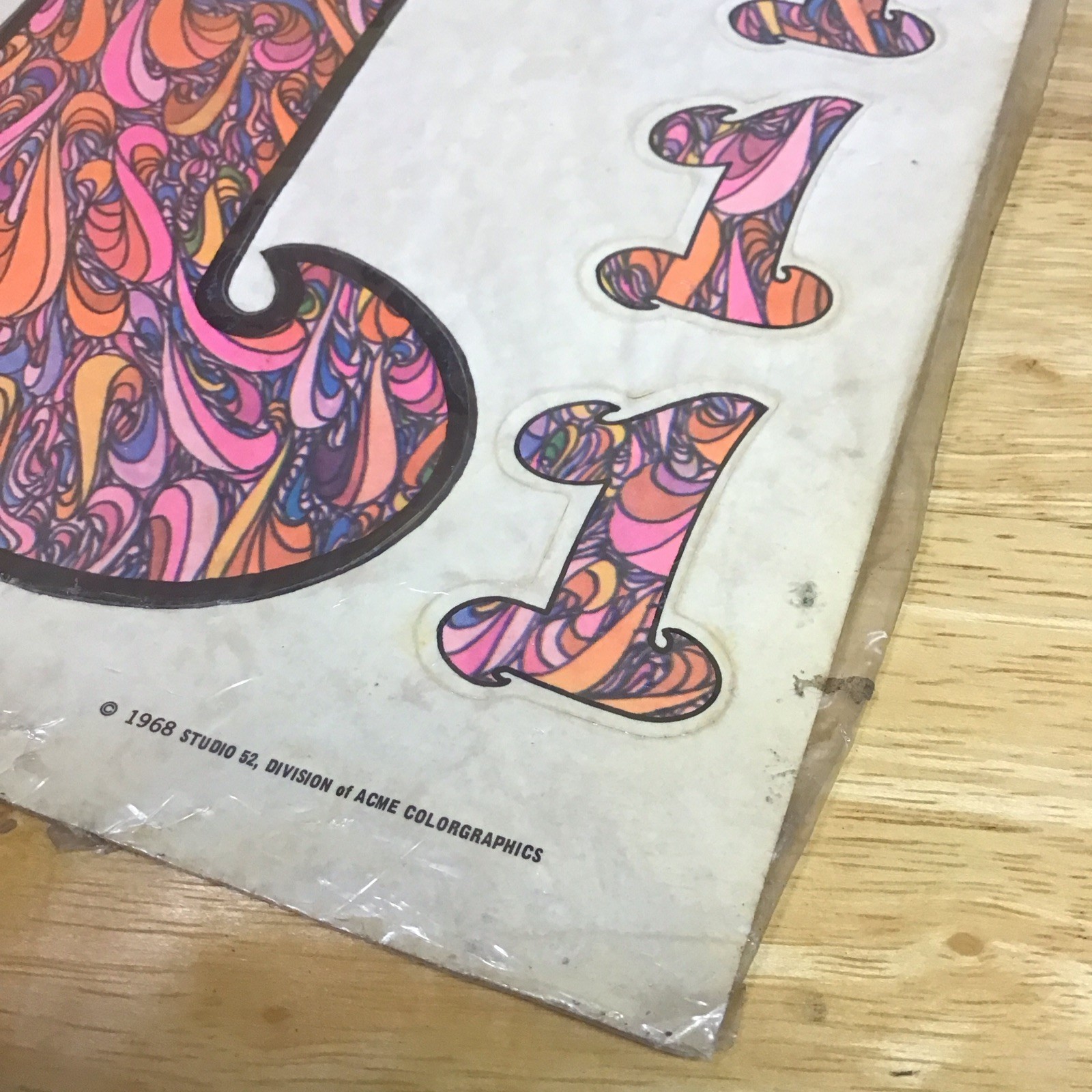 True VTG 1960'S PSYCHEDELIC GROOVY Rally Car STICKERS #1 Sm/LG Mod Retro 1968