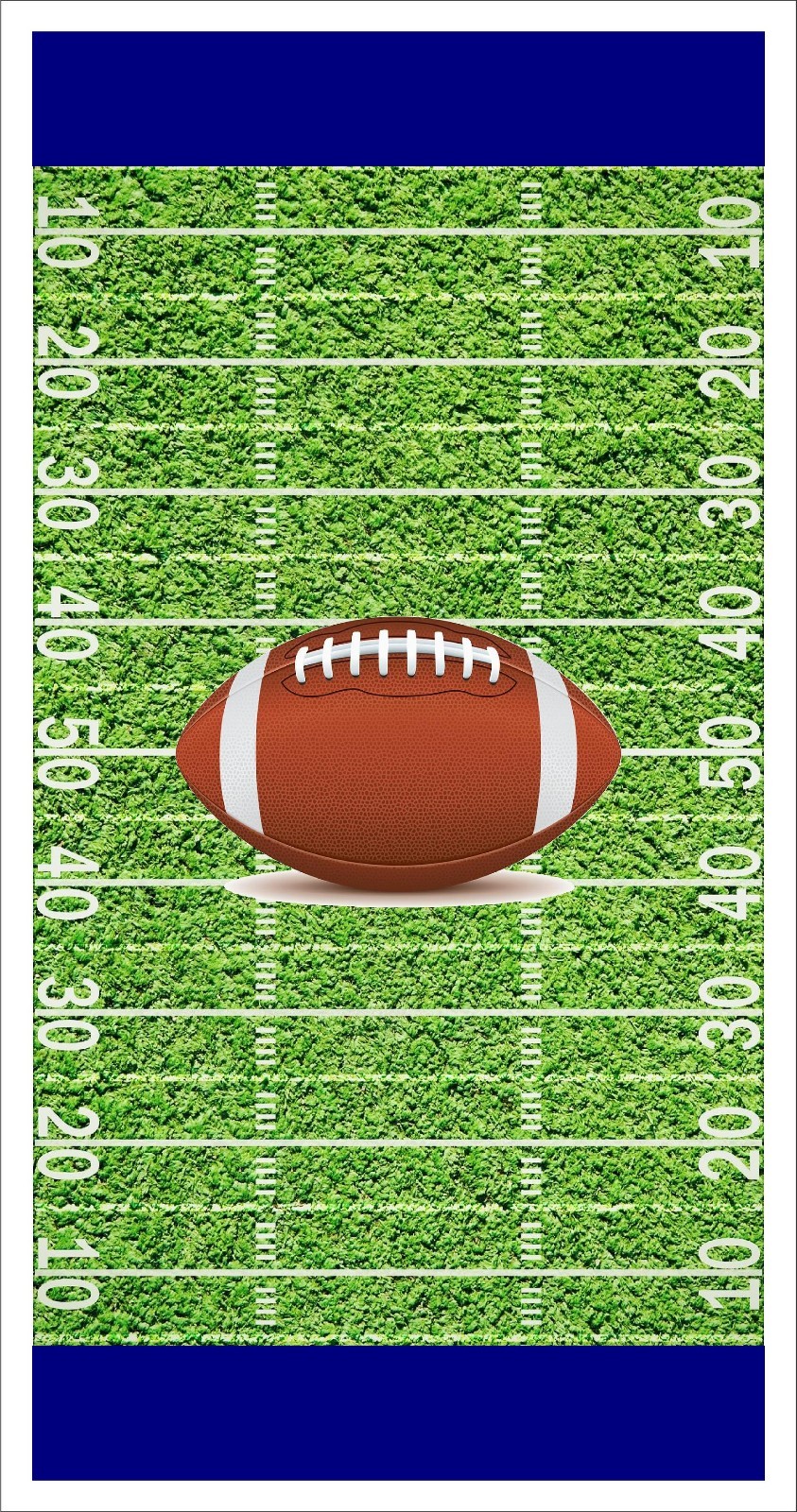 Football field Cornhole Board Printed 3M Vinyl Wrap Set
