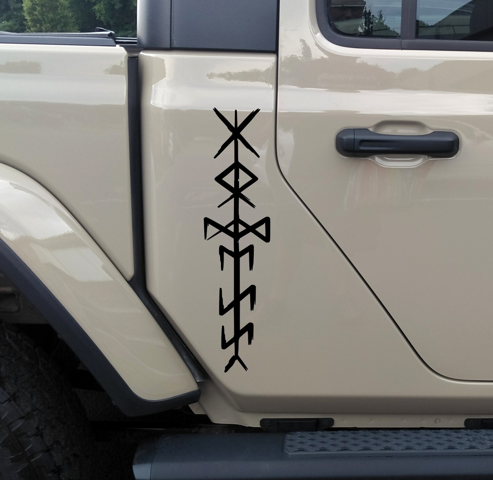Goddess Bindrune Vinyl Decal – Viking Norse Rune – Die Cut Sticker
