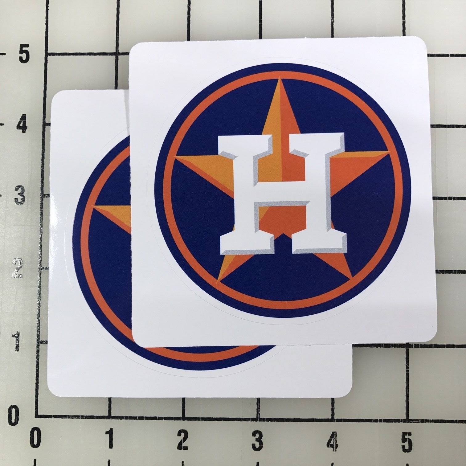 Houston Astros MLB 3.5" Wide VInyl Decal Sticker – BOGO