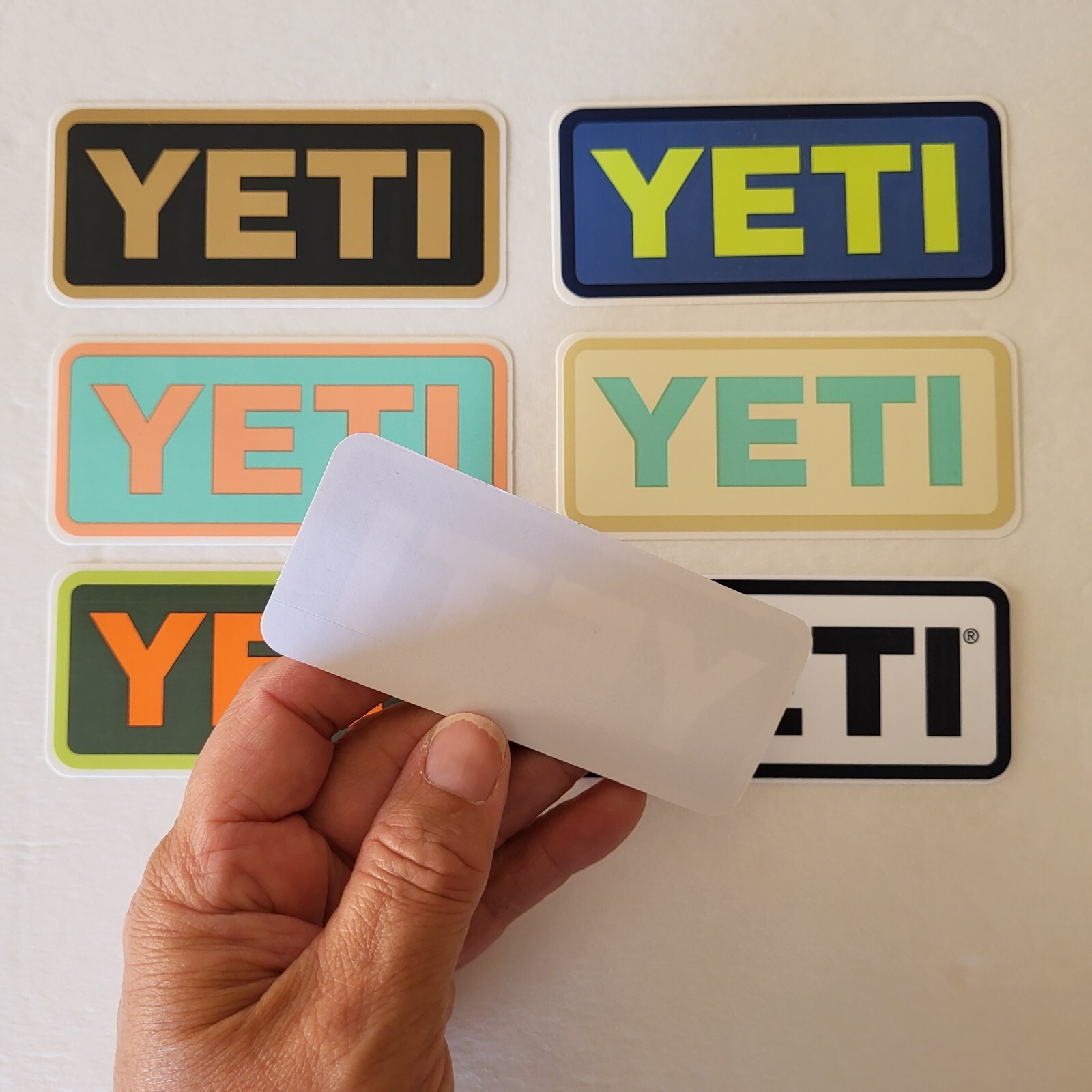 Authentic Yeti Stickers Decals ~ Various Colors to Pick From ~ Free Shipping
