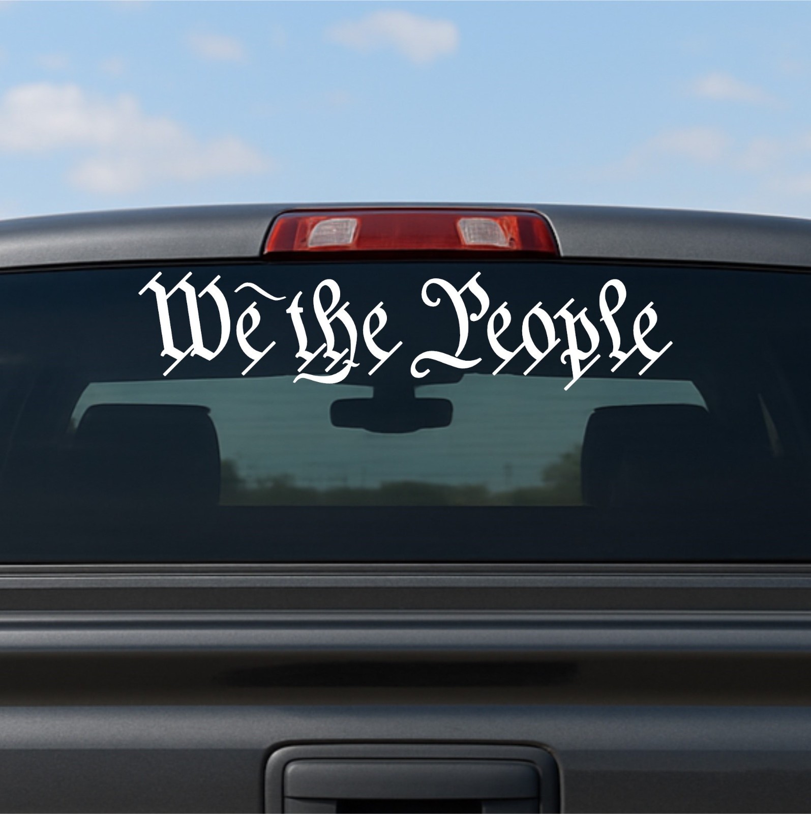 We the People Decal Sticker Patriotic America USA Vinyl Decal Sticker Car Truck