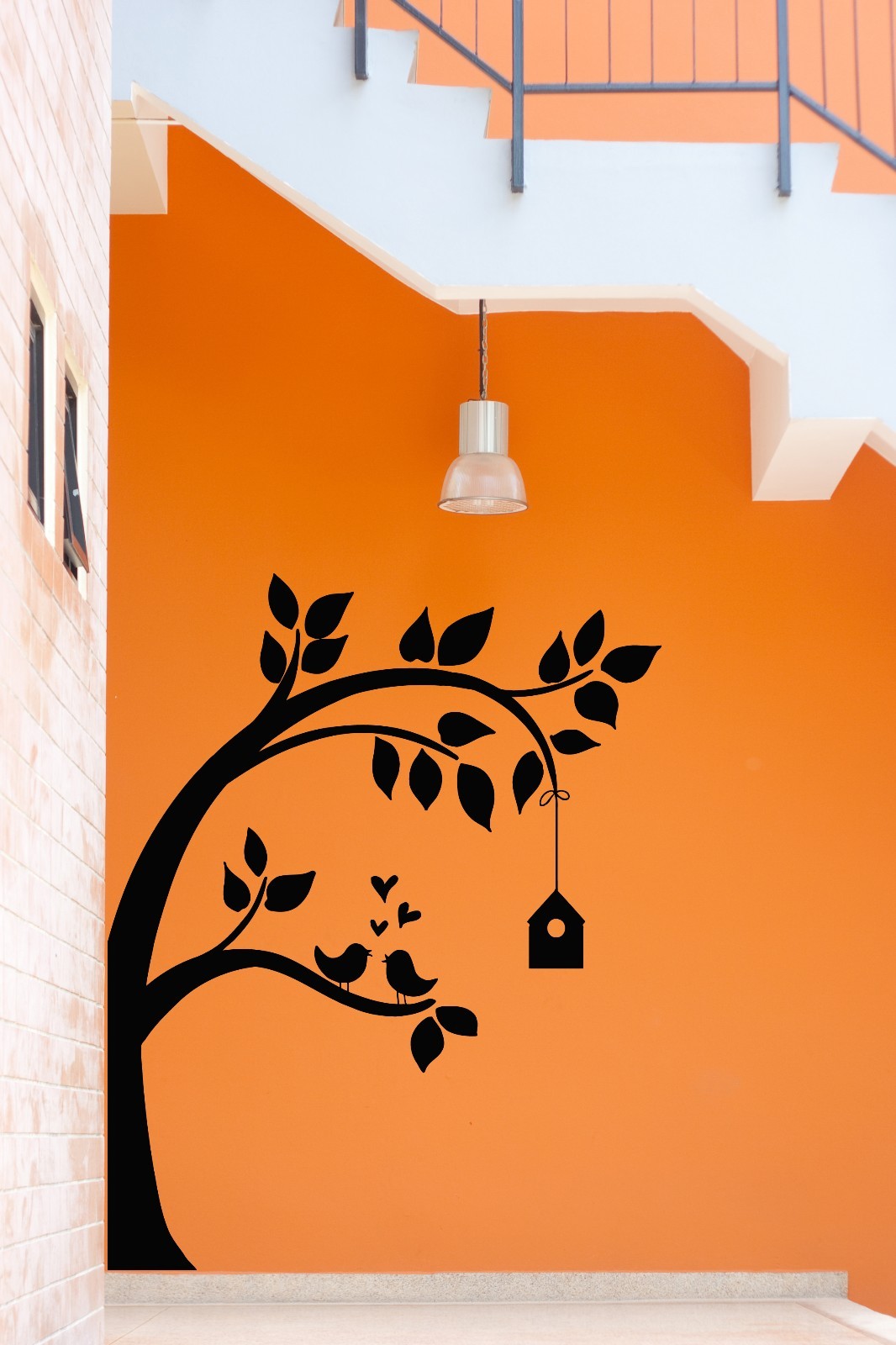 Wall Stickers Vinyl Decal Tree Branch Birds Floral Cute Decor (z1889)